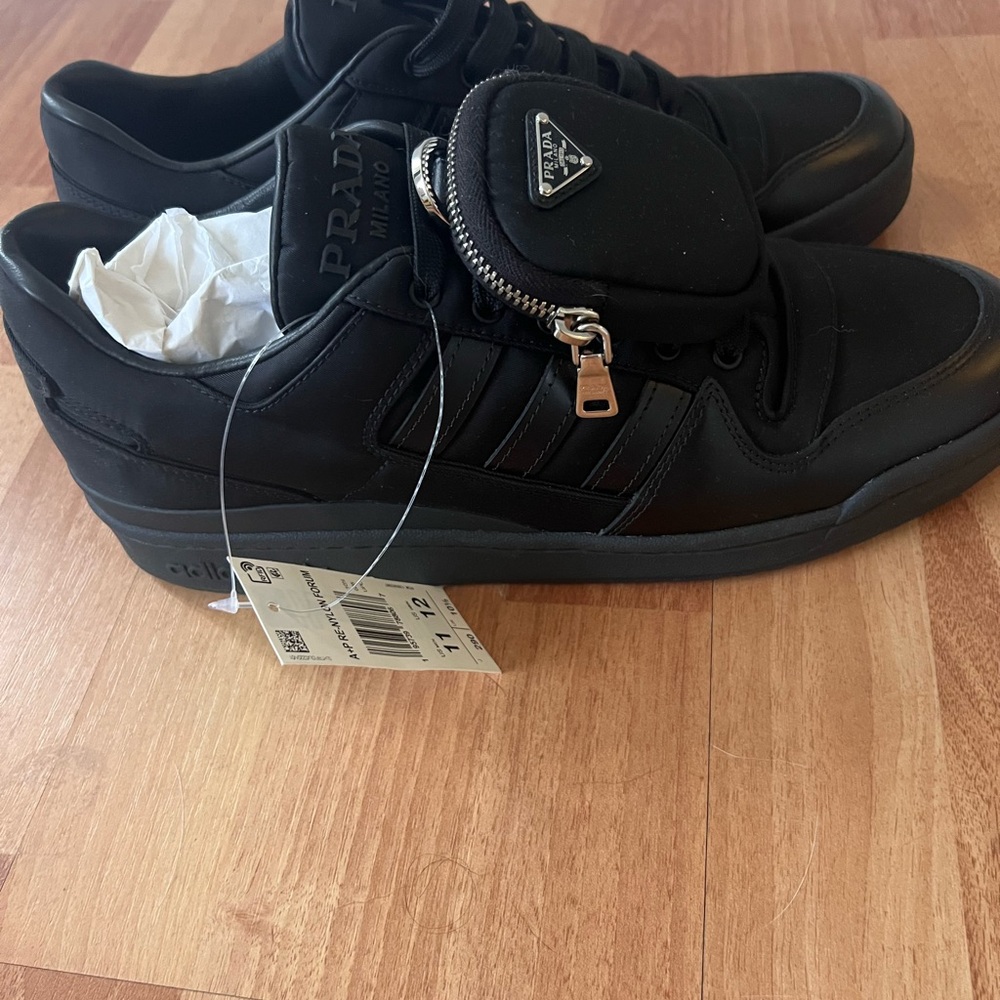 Prada Black Athletic Shoes